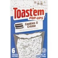 Toast'em Pop-Ups 6 Frosted Cookies & Creme Toaster Pastries 288g