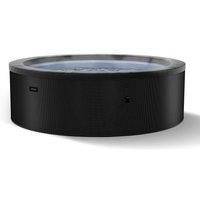 Wave Tahoe 6-Person Eco Foam Hot Tub Integrated Heater Charcoal Black, Black