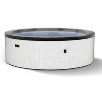 Wave Tahoe 6 Person Eco Foam Hot Tub | Portable Outdoor Spa with Rapid Heating | Durable PVC Material | Easy Setup | Ideal for Garden and Patio Relaxation | Pebble White