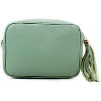 Tassel Charm Genuine Italian Leather Small Camera Crossbody Bag