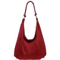 Large Slouch Italian Suede Suede Hobo Tote Shoulder Bag