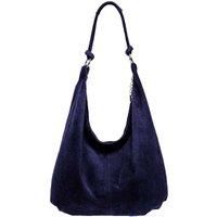 Large Slouch Italian Suede Suede Hobo Tote Shoulder Bag