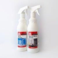 INUK UPVC Window Cleaning Bundle, 2 x 500ml