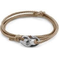 Windsor Silver and Rope Bracelet