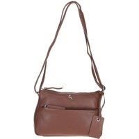 'Belfast' Compact Zip-Closure Leather Crossbody Bag