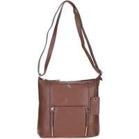 'Donegal' Practical Real Leather Shoulder Bag