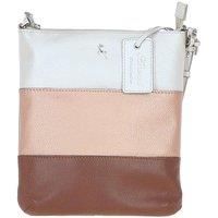 'Tricolore Elegante' Leather Crossbody Bag