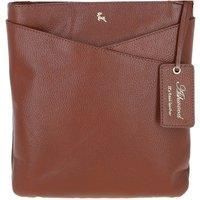 'Curvo' Real Leather Crossbody Bag