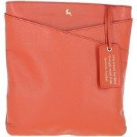 'Curvo' Real Leather Crossbody Bag