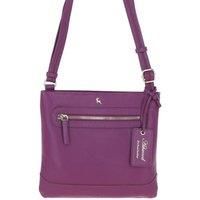 'Bliss' Leather Cross Body Bag with Adjustable Strap