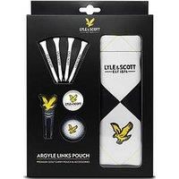 Lyle & Scott Golf Argyle Links Pouch Gift Set