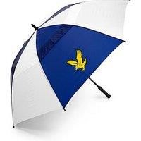 Lyle & Scott Golf Wind Proof Umbrella White/Blue