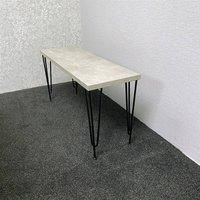 Modern Grey Bench with Hairpin Legs – Stylish & Sturdy Seating for Home & Dining