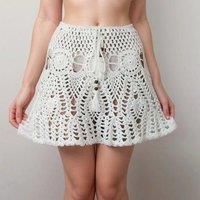 Faye Beachwear Holiday Crochet Skirt