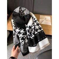 Houndstooth Wrap Scarf Shawl