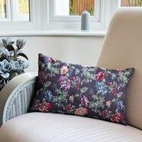 Daro Tapestry Blackcurrant Floral Rectangular Cushion