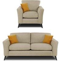 Modern Home Loscoe 3 1 Seater Set Oatmeal