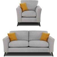 Modern Home Loscoe 3 1 Seater Set Silver