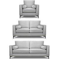 Modern Home Ezra 3 2 armchair Set Silver