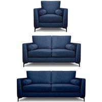 Modern Home Ezra 3 2 armchair Set Navy