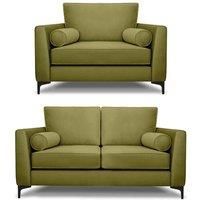 Modern Home Ezra 2 Seater Lovechair Set Khaki