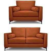 Modern Home Ezra 2 Seater Lovechair Set Marmalade