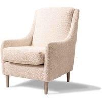 Modern Home Millie Accent Chair - Cream Boucle Gold Leg