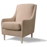Modern Home Millie Accent Chair - Mink Boucle Gold Leg