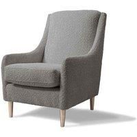 Modern Home Millie Accent Chair - Steel Boucle Gold Leg
