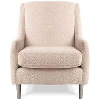 Modern Home Millie Accent Chair - Cream Boucle Silver Leg