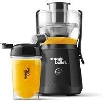 nutribullet magic bullet Centrifugal Silicone & Stainless Steel Juicer in Black - 400W - 10-Piece Set - 470ml - Compact Design & Dishwasher Safe - Juice on-the-go in Two Simple Steps