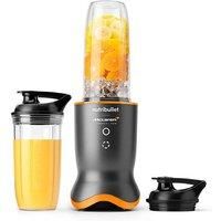 nutribullet Ultra 1200W Blender in Collaboration with McLaren Formula 1 Team - Grey with Papaya Trim - Rapid Extractor Blade Crushes Ice & Frozen Fruit for Smoothies & Juices - Powerful & Quiet