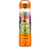 nutribullet Portable Blender in Collaboration with McLaren Formula 1 Team - Papaya - Leak Proof To-Go Lid - Powerful Extractor Blade - USB-C Charging - 15+ Blending Cycles - Juices & Smoothies