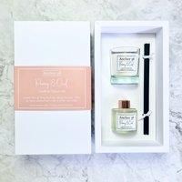 Atelier 38 Peony & Oud Candle and Diffuser Gift Set