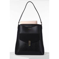 Luella Grey 'charlene' Laptop Hobo Tote In Black