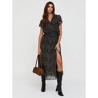 Lily & Lionel Devina Dress - Black/Ecru