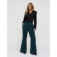 Lily & Lionel Zena Trouser - Blue/Green Check