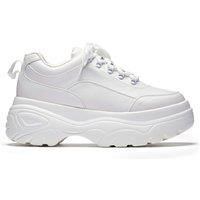 Jennie Striker White Chunky Bubble Trainers