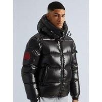 Jack1T Ez Slick Padded Jacket With Detachable Hood - Black