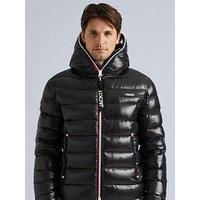 Jack1T R3D Tricolore Lightweight Down Padded Jacket - Black