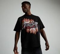 Courtside Mackey Relaxed T-Shirt - Black - Size S
