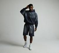Courtside Tyler Applique Short - Grey - Size XL