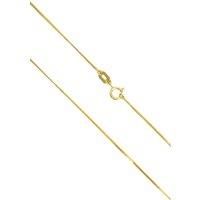 22ct Yellow Gold Solid Foxtail Chain Necklace 18 inches 0.6mm Width