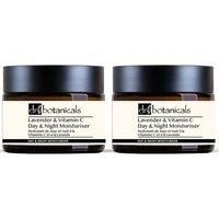 Lavender & Vitamin C Day & Night Moisturiser 50ml x 2 Duo Pack