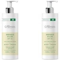 Wrinkle Killer Sun Protection Body Cream SPF 30 200ml x 2 Duo Pack