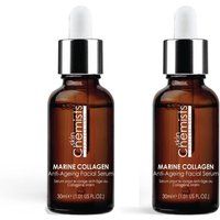 skinChemists professional Marine Collagen Anti-Ageing Facial Serum 30ml x 2 Duo Pack in White