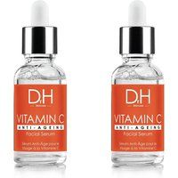 Dr H Anti-Ageing Vitamin C Facial Serum 30ml x 2 Duo Set in White