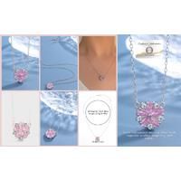 S925 Sterling Silver Halo Round C/Z Pendant Necklace