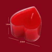 Wax Sensual Drip Candles Erotic Low Temperature BDSM Couple Heart Red Tea Candle