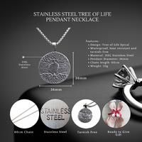 Father/Brother/Son-In-Law Tree Of Life Necklace Message Present